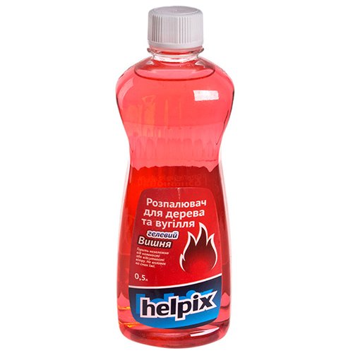 Розпалювач гелевий HELPIX для дерева та вугілля 500 мл вишня