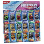 Освіжувач повітря гель AREON-VIP "АВТО" MIX на планшеті 8.5мл