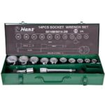 Набір торцевих головок 3/4"DR 22-50мм, 14 предм (6614M) HANS