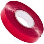 Стрічка липка двостороння 6008F- 9мм*5м/червона