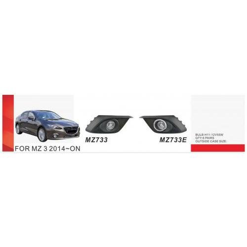 Протитуманні фари DLAA MZ-733E Mazda 3 2014–2016 H11 12V 55W