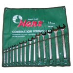 Набір комбінованих ключів Hans 16614M 14 пр. 10–32 мм | Cr-V, тканинний чохол
