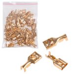 Клема плоска неізольована 6,3мм (мама)