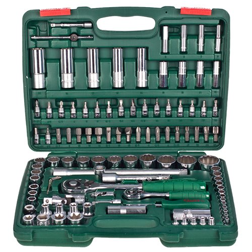 Набір торцевих головок HANS TK-108 R2 1/4″ і 1/2″, 108 предметів