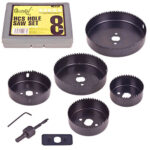 Набір корончастих фрез по дереву 8 предм (64, 76, 89, 102, 127мм) Alloid