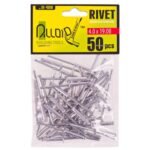 Заклепка алюмінієва 4,0х19,0мм, 50 шт Alloid