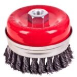 Щітка торцева посилена "пучки крученого дроту" 100мм, М14х2 Alloid