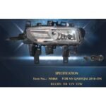 Фари дод. модель Nissan Qashqai 2017-21/NS-860/H8-12v35W/ел.проводка