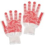 Рукавички трикотажні з ПВХ бiлi, 7 кл 91 г (без етикетки) " ШТУРМОВИК"