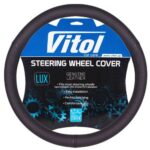 Чохол на кермо 331 L чорна/БО/перф./шкіра