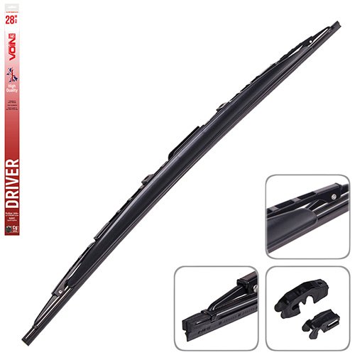 Каркасні щітки склоочисника VOIN DRIVER 28″ 700 мм зі спойлером