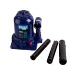 Домкрат гідравлічний телескоп 2 т 2х циліндр. min 150мм - max 370мм 5,3кг (DB-20002C/TF0202)