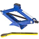 Домкрат гвинтовий "ромб" з тріскачкою 1 т висота підйому 350мм. 2,2кг (DB-T10103A/ST-105B-1t)