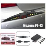 Парктронік TIGER PS-43/LED/4 датчики D=18мм/конектор/чорний/чорний
