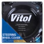 Чохол на кермо VLOD-F93 BK/BK M чорний/БО