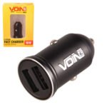 Автомобільний зарядний пристрій VOIN C-31203BK, 2USB (12/24V - 5V 3,1A)