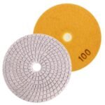 Круг алмазний шліфувальний на липучці 125 мм, зерно 100, Alloid