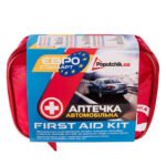 Аптечка медична автомобiльна "Євростандарт" згiдно ТУ (02-005-М), м'який футляр