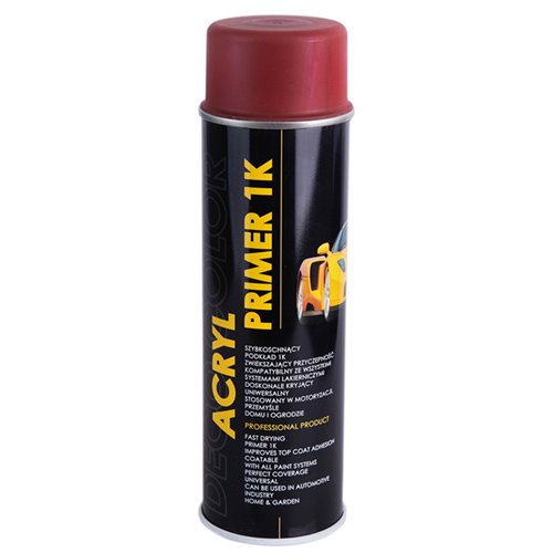 Антикорозійний ґрунт Deco Color червоний оксид 500 мл, аерозоль