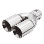 Насадка на глушник НГ-0128, внутр.d 64мм/довж. 244мм/2*зовн. 76мм