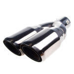 Насадка на глушник НГ-0243 BK, внутр.d 64мм/довж. 305мм/2*зовн.d 89мм