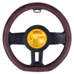 Чохол на кермо VLOD-LF2161 BR M кор/БО/шкіра один шов/flat