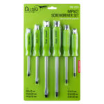 Набір ударних викруток Alloid (шліц/хрест), 6 предметів — інструмент для СТО