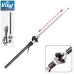 Антена врізна телескоп 61402 хром/0-30°/4 секції-0,8м/ в кульку