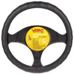 Чохол на кермо VLOD-L892 BK S чорний/БО/перф./шкіра один шов