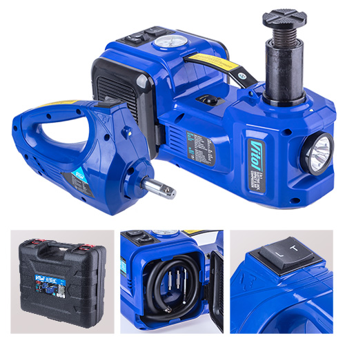 Набір 3 в 1 Vitol HF045: домкрат 2 т, компресор 12 В, гайковерт 480 Нм