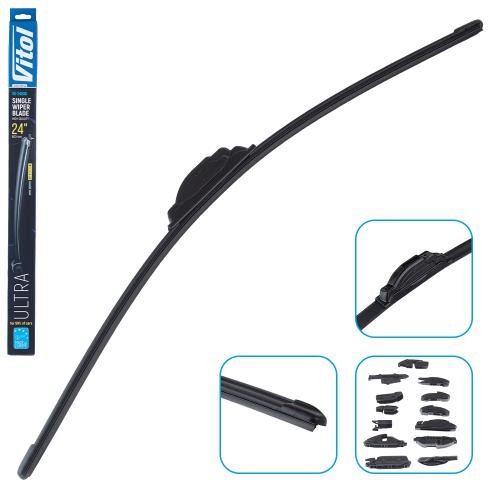 Щітка склоочищувача VITOL ULTRA 24″ (600 мм) безкаркасна