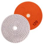 Круг алмазний шліфувальний на липучці 100 мм, зерно 120, Alloid