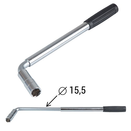 Балонний ключ Alloid телескопічний 1/2" 17×19 мм посилений