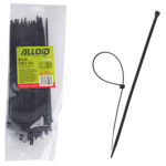 Хомут пластиковий Alloid 3.6 х 200 100 шт./уп. чорний