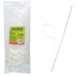Хомут пластиковий Alloid 4.8 х 200 100 шт./уп. білий