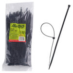 Хомут пластиковий Alloid 4.8 х 200 100 шт./уп. чорний