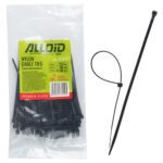 Хомут пластиковий Alloid 2.5 х 100 100 шт./уп. чорний