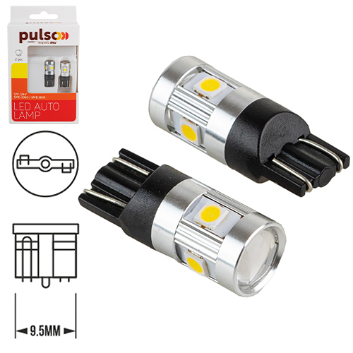 LED лампа PULSO T10 LP-66162, 6 SMD 3030, 210 lm, 9–18V
