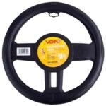 Чохол на кермо VLOD-L2160 BK M чорний/БО/шкіра один шов