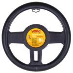 Чохол на кермо VLOD-L2170 BK M чорний/БО/шкіра один шов