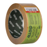 Скотч двосторонній на поліпропіленовій основі 48мм х 10м, 90мкм Alloid