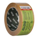 Скотч двосторонній на поліпропіленовій основі 48мм х 25м, 90мкм Alloid