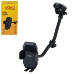 Тримач мобільного телефону UHV-4011BK (60-95мм) на гнучкій, подовженій ніжці