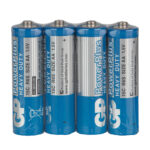Батарейка GP POWERPLUS сольова R06 AA (4 шт в плівціі)