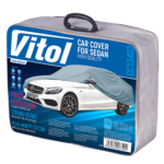 Тент автом. CC13402 XXL сірий з підкладкою PEVA+Non PP Cotton/ 572х203х119 к.з