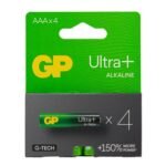 Батарейка GP ULTRA PLUS лужна LR03 ААА (4 шт на блістері)