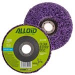 Круг зачисний Alloid Корал жорсткий 125×22,2 мм фіолетовий