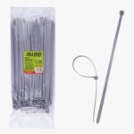 Хомут пластиковий Alloid 7.6 х 300 100 шт./уп. сірий