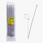 Хомут пластиковий Alloid 3.6 х 350 100 шт./уп. сірий