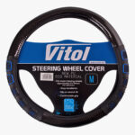 Чохол на кермо Vitol VLU-2310001 M 37–39 см чорний